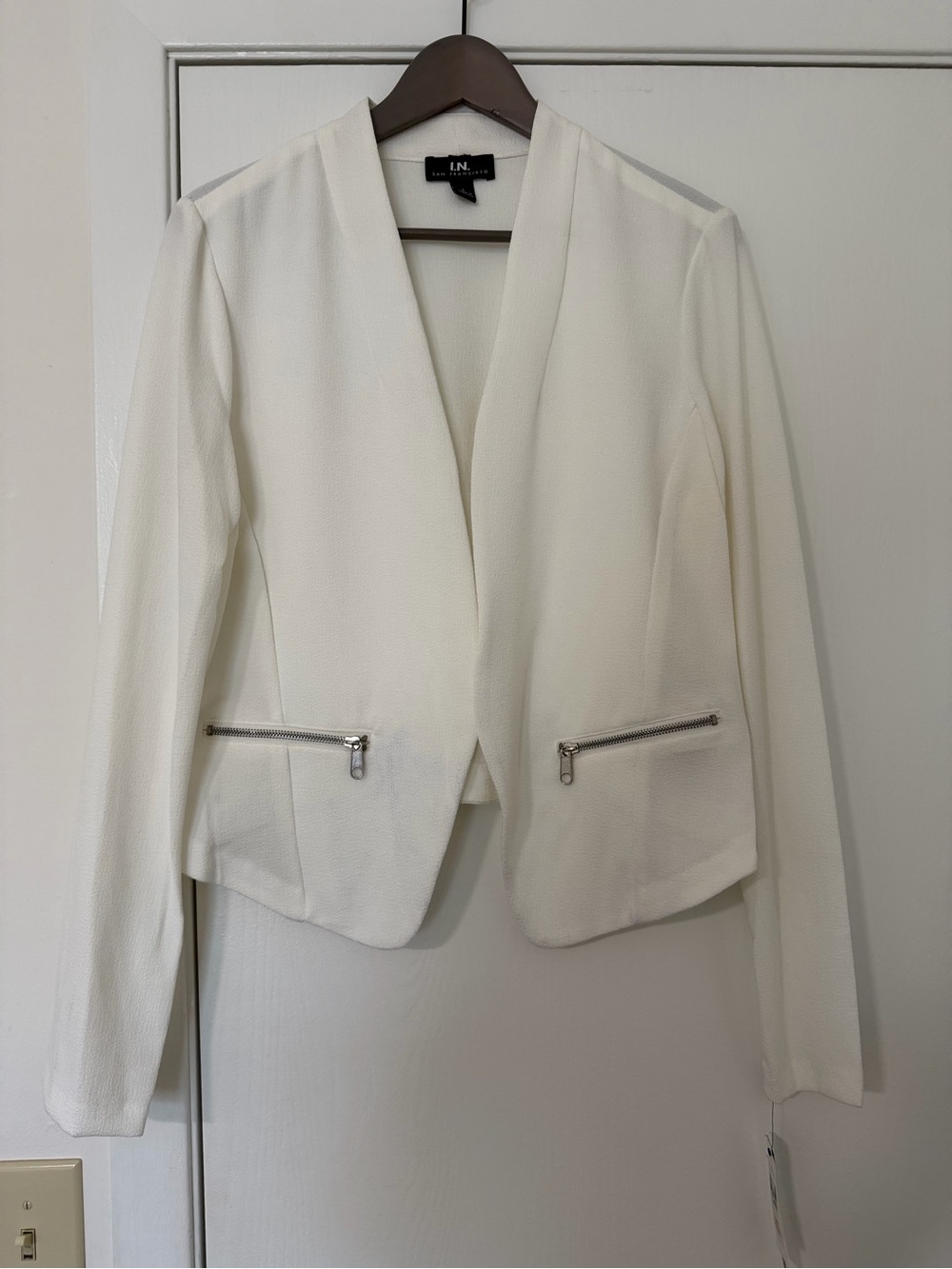 White Blazer I.N. San Francisco NWT